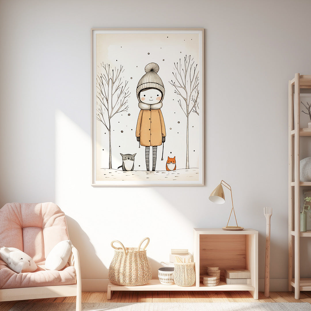 Minimalistische Motive - 9 druckbare Bildvorlagen