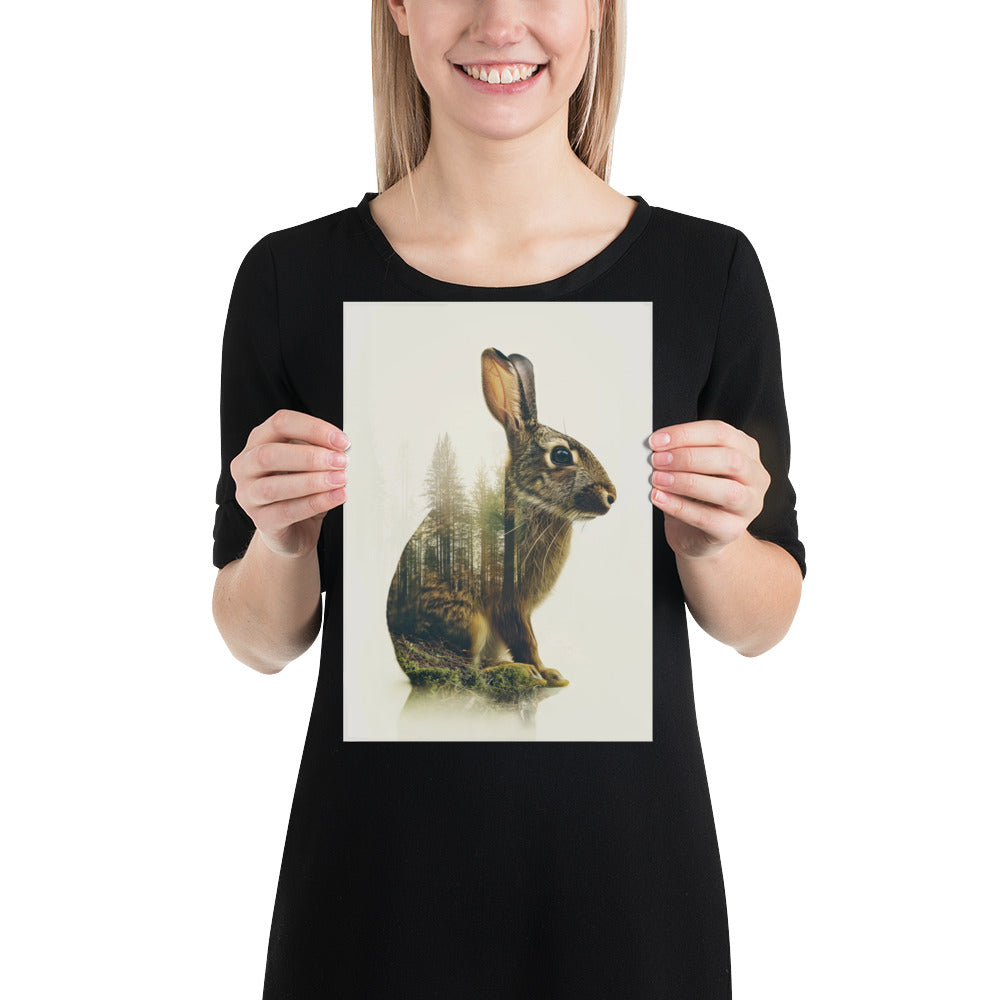 Doppelbelichtung Hase 2