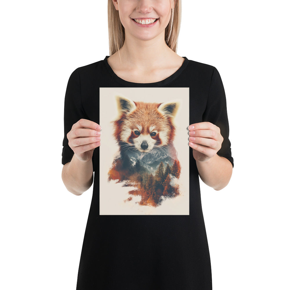 Doppelbelichtung roter Panda 2