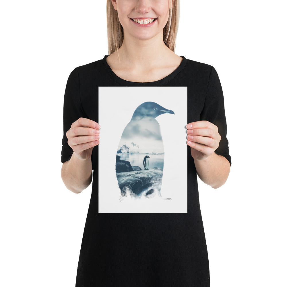 Double exposure penguin