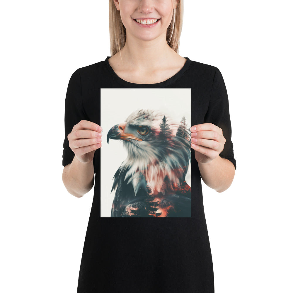 Double exposure eagle 1