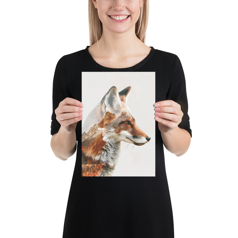 Double exposure fox 4