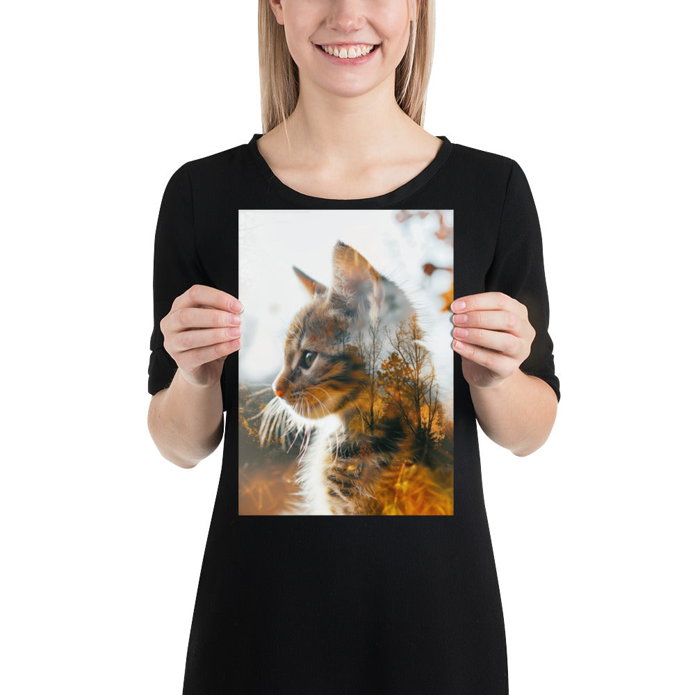 Double exposure kitten 1