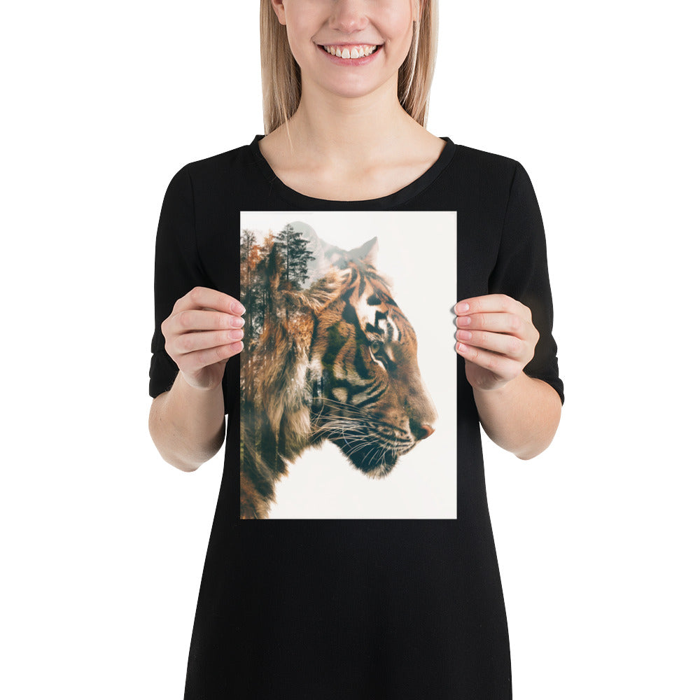 Double exposure tiger 2