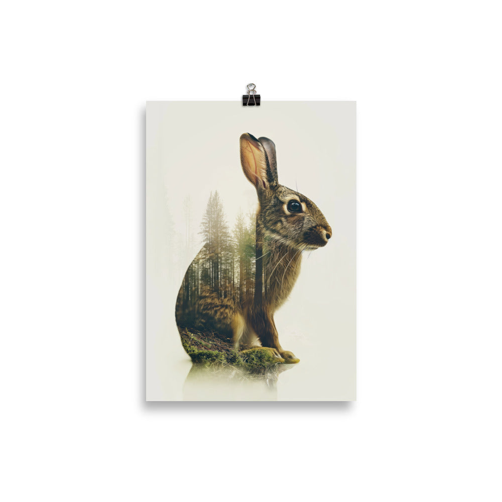 Doppelbelichtung Hase 2