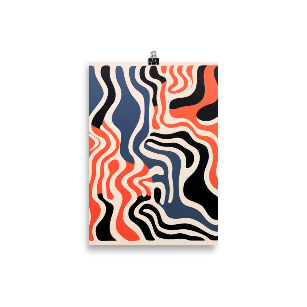 Vibrating wavy lines