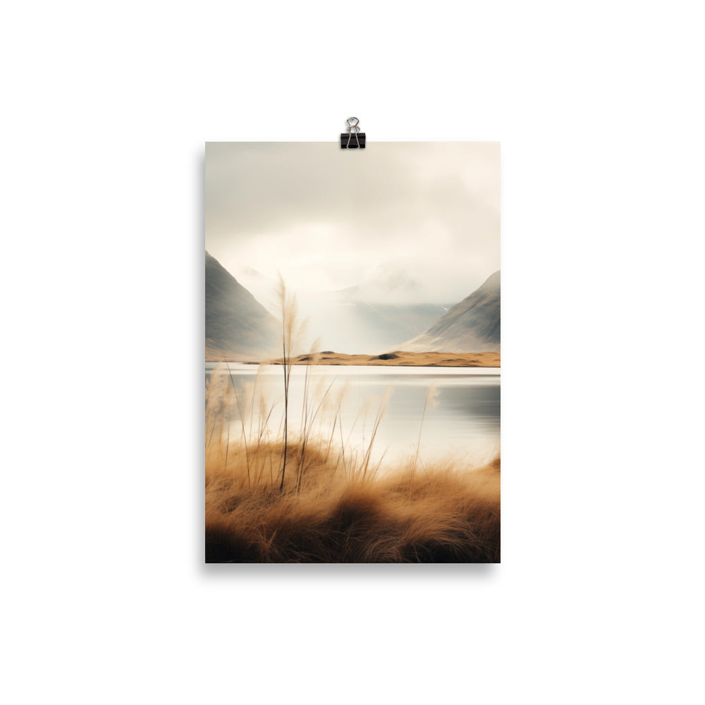 Dream landscape in the morning light