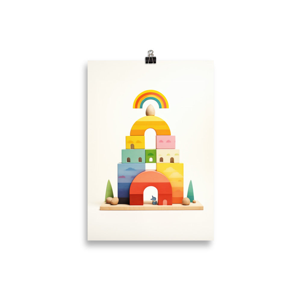 Rainbow building blocks