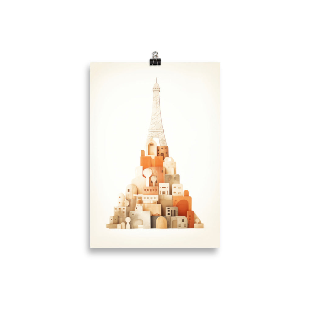 Paris fait de blocs de construction