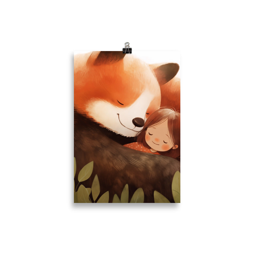 Le calme du panda roux