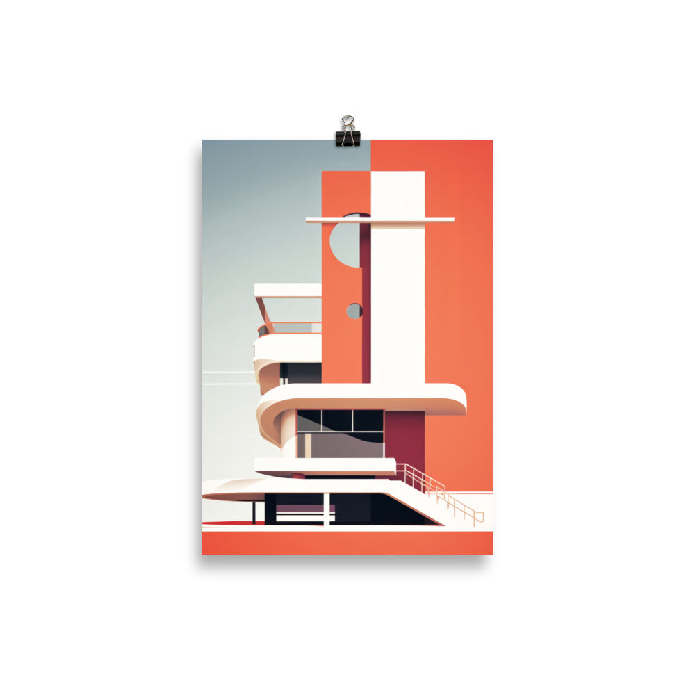 Futuristischer Bau