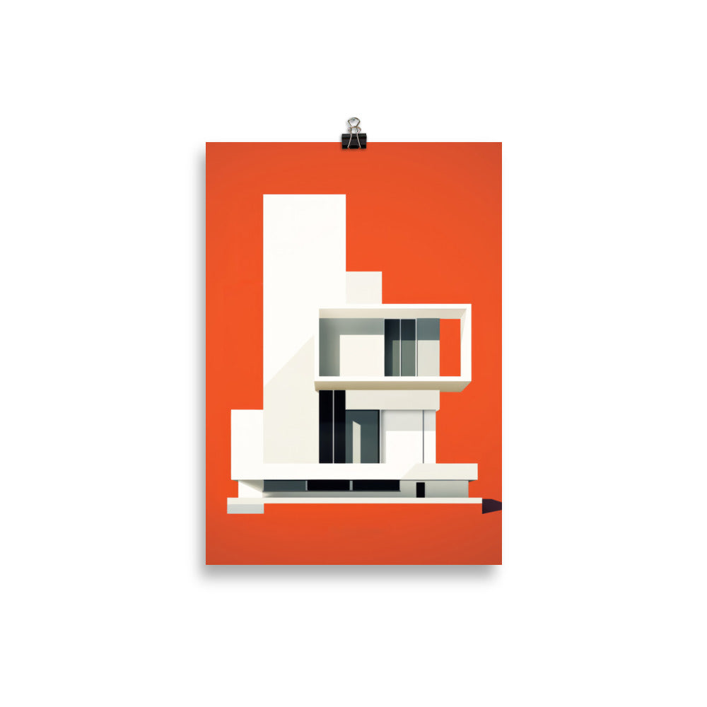 Minimalistische Architekturvision