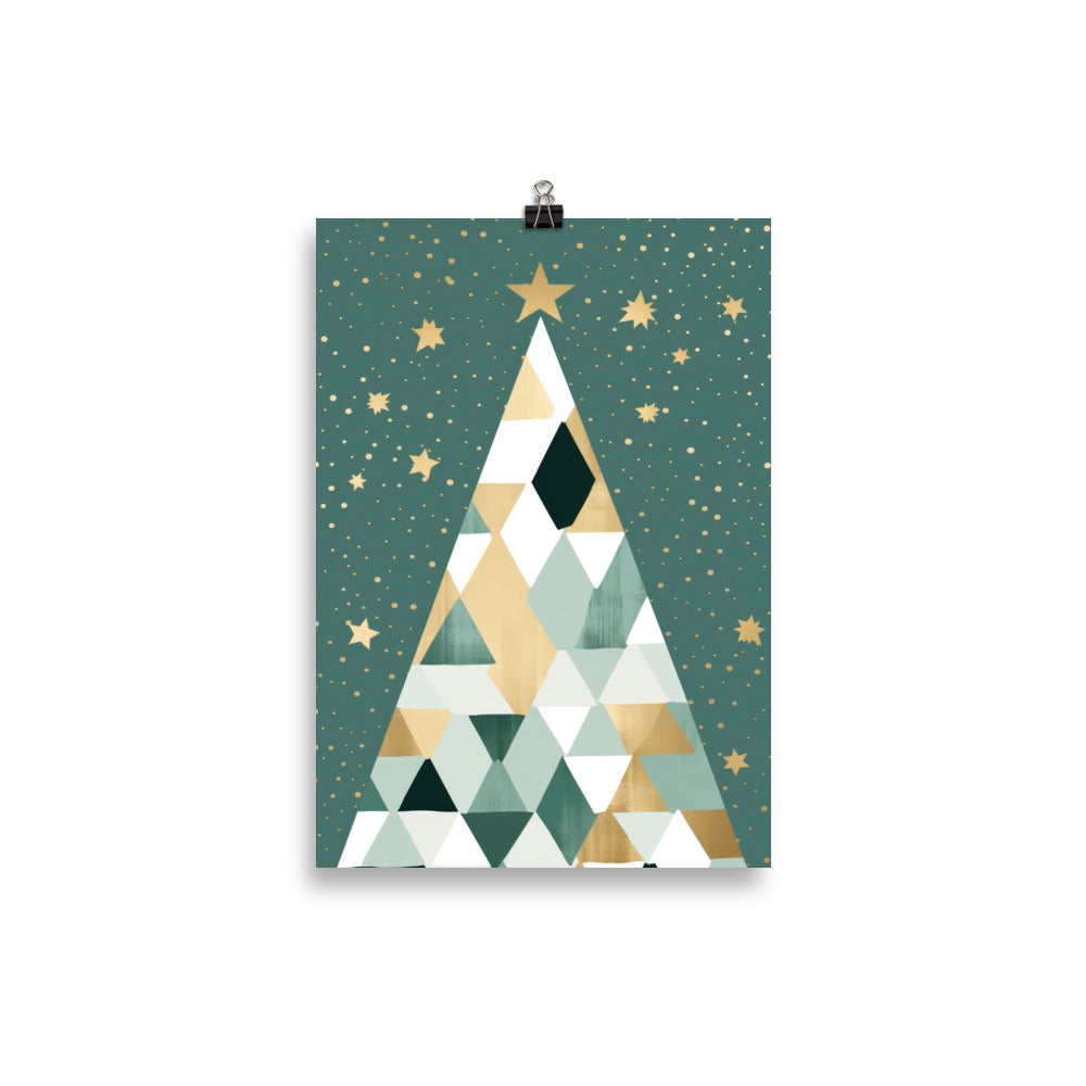 arbre de Noël abstrait