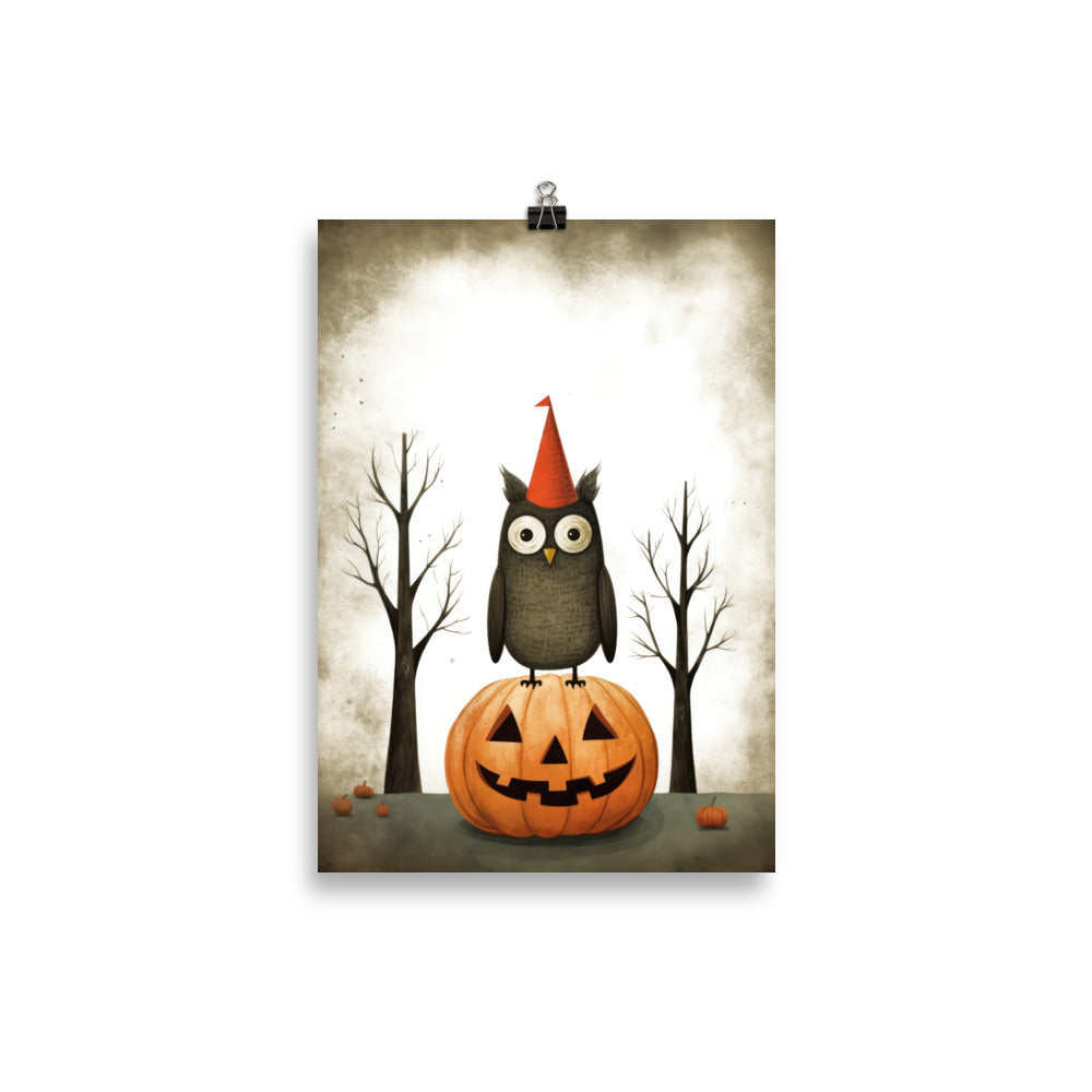 Hibou écarquillé