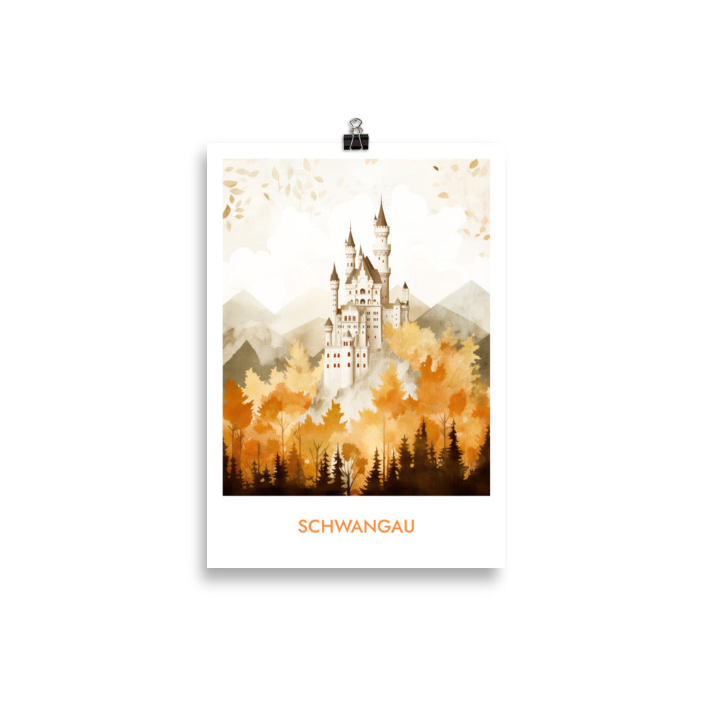 Schwangau - mit Schrift