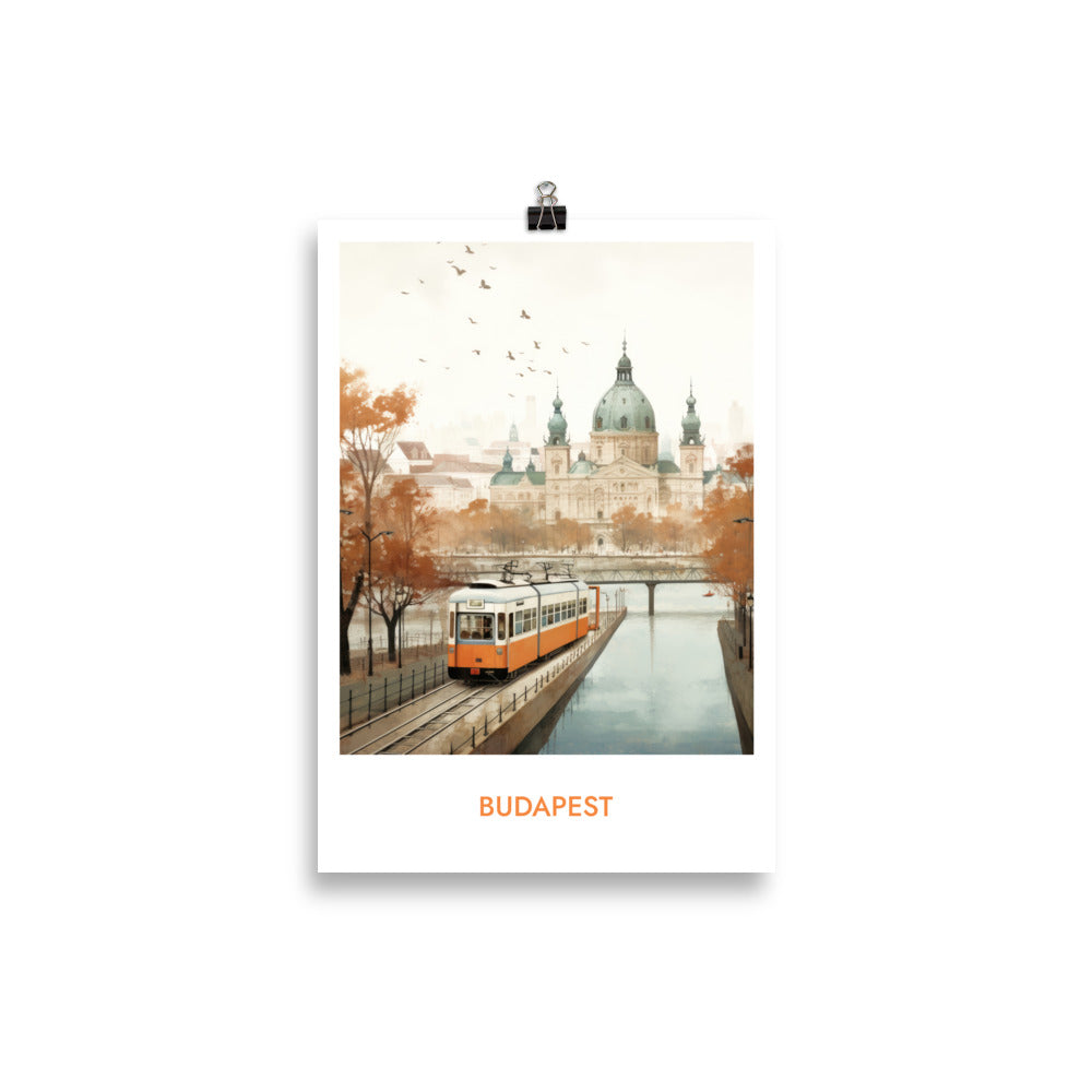 Budapest - mit Schrift