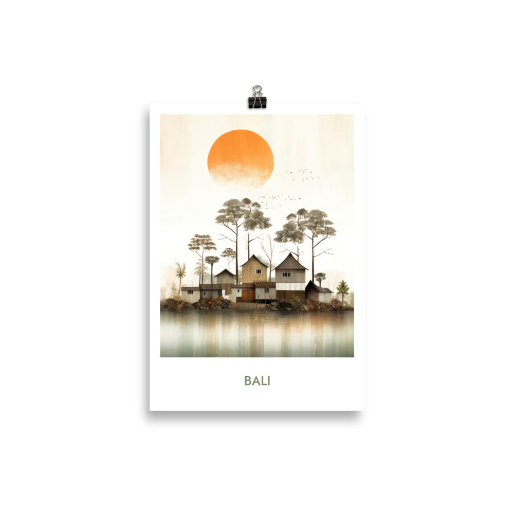 Bali - mit Schrift