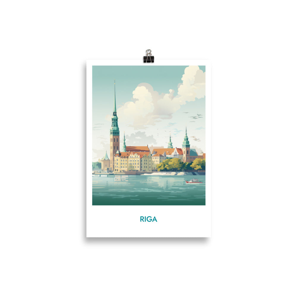Riga - mit Schrift
