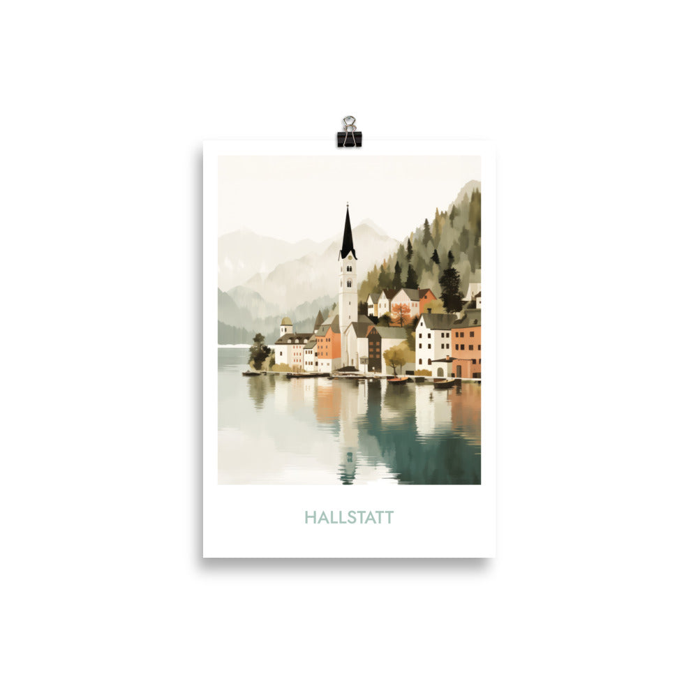 Hallstatt - mit Schrift