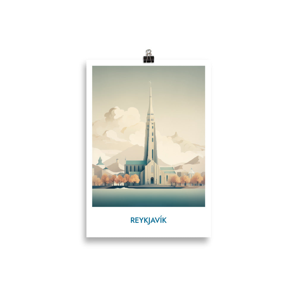 Reykjavik - mit Schrift