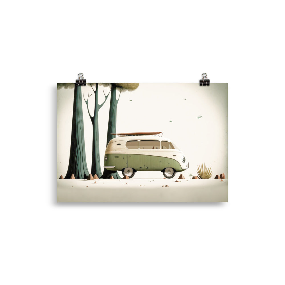 Camper im Wald