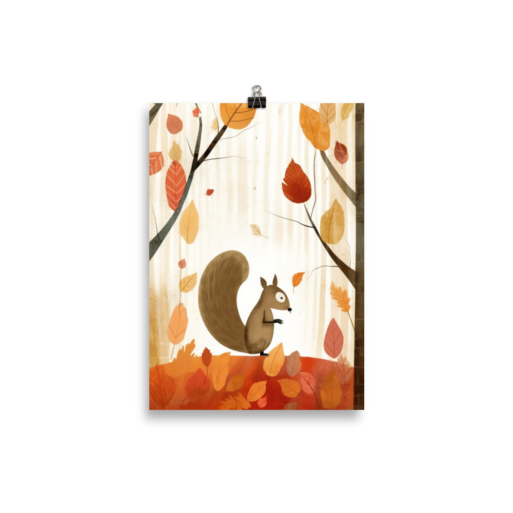 Écureuils d'automne