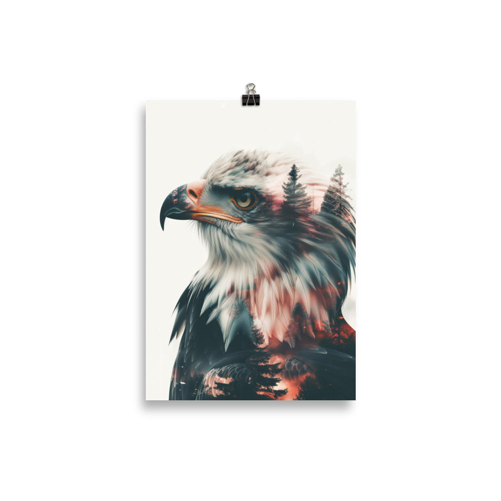 Double exposure eagle 1