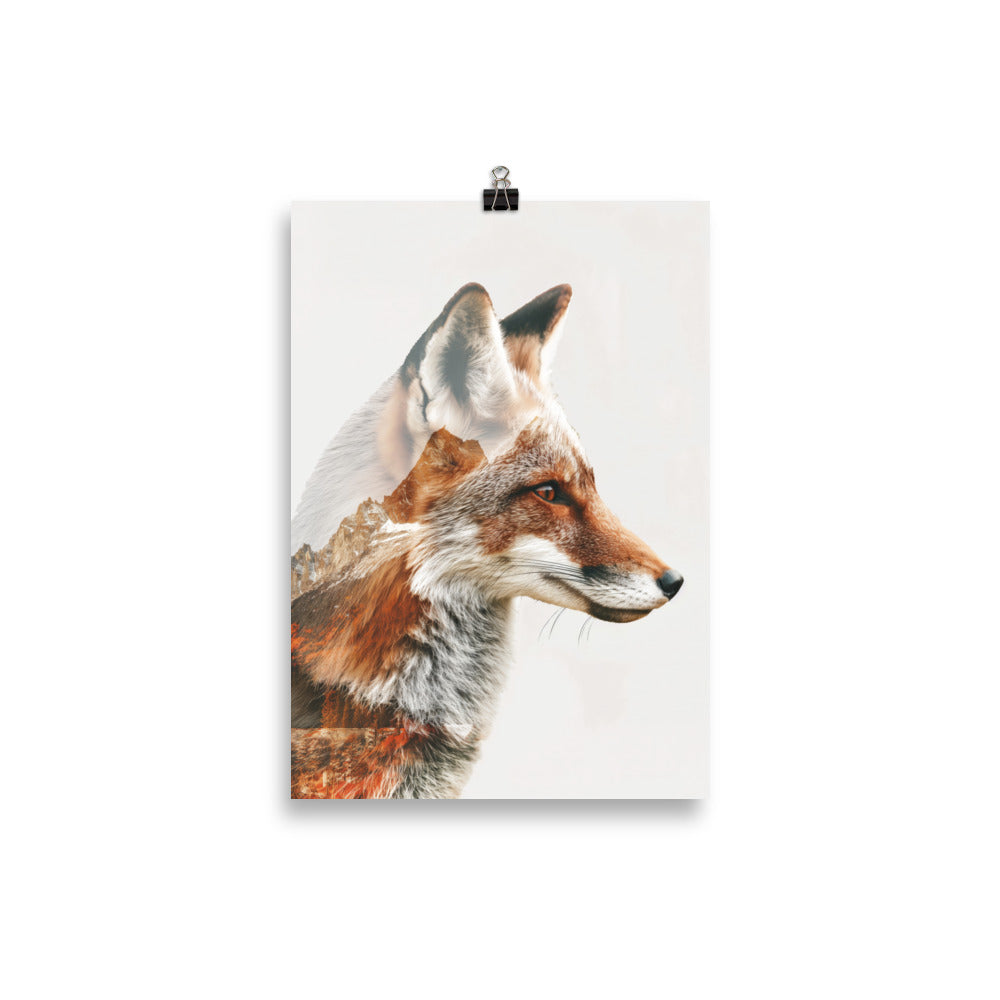 Double exposure fox 4