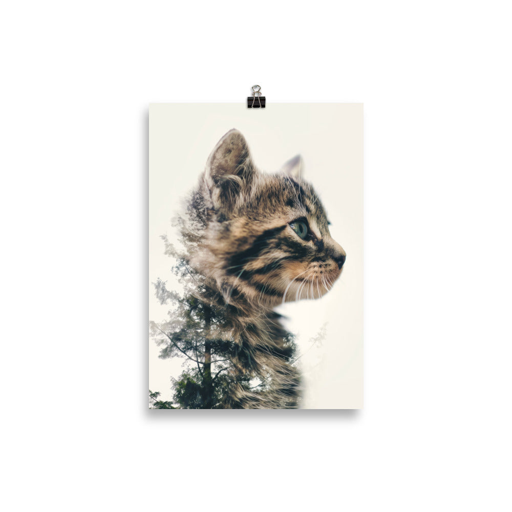 Double exposure kitten 2