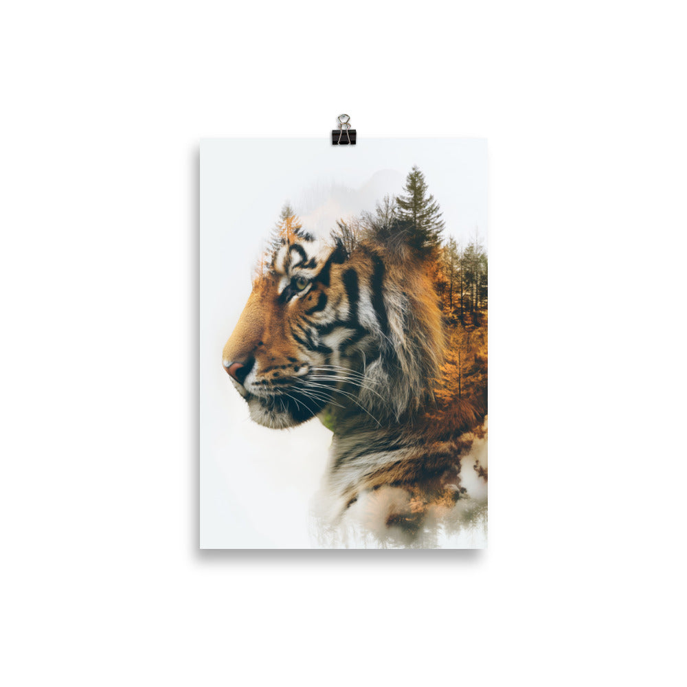Double exposure tiger 1