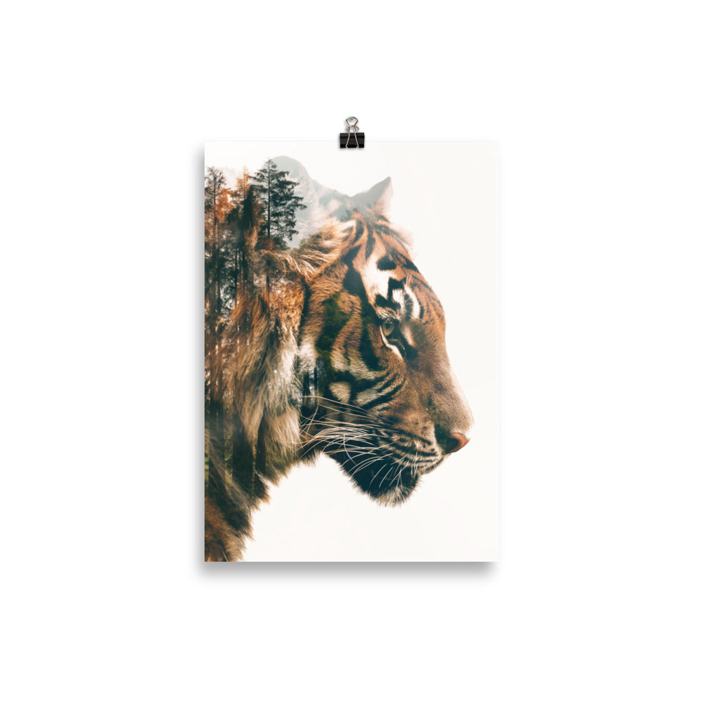 Double exposure tiger 2