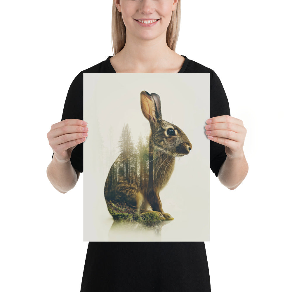 Doppelbelichtung Hase 2