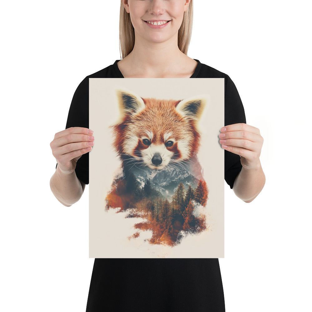 Doppelbelichtung roter Panda 2