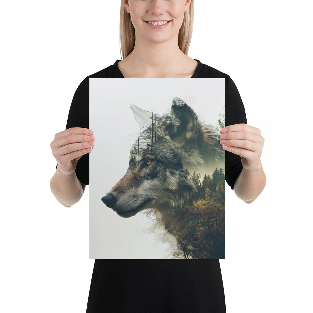 Double exposition loup 3