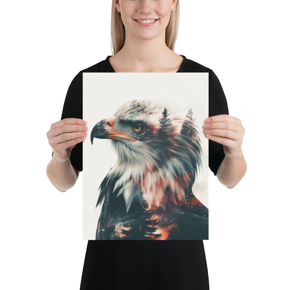 Double exposure eagle 1