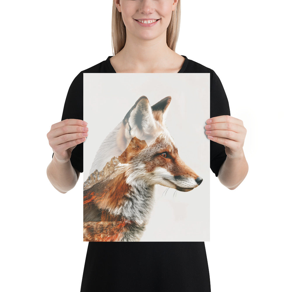 Double exposure fox 4