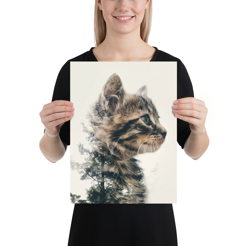 Double exposure kitten 2