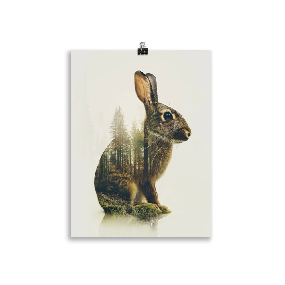 Doppelbelichtung Hase 2