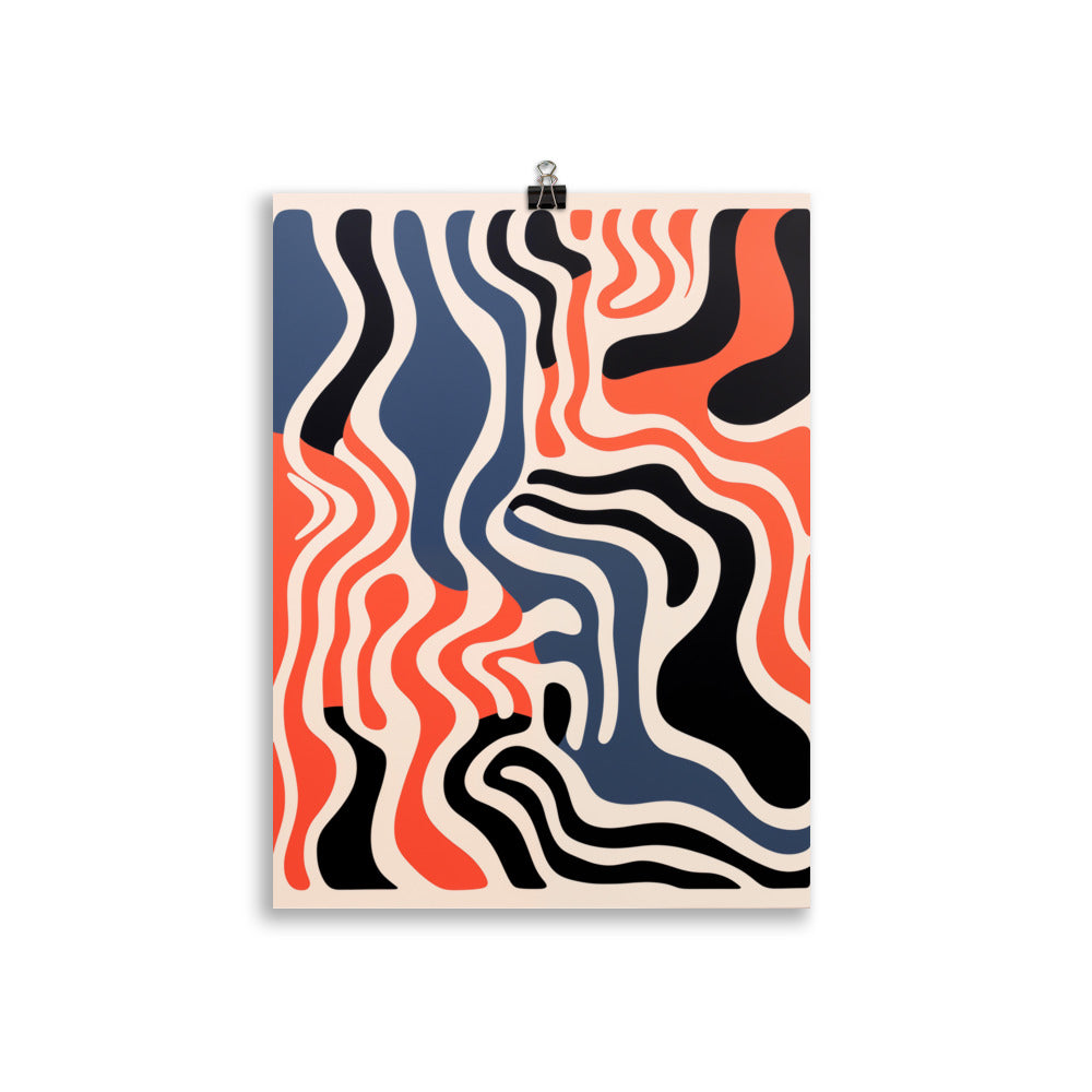 Vibrating wavy lines