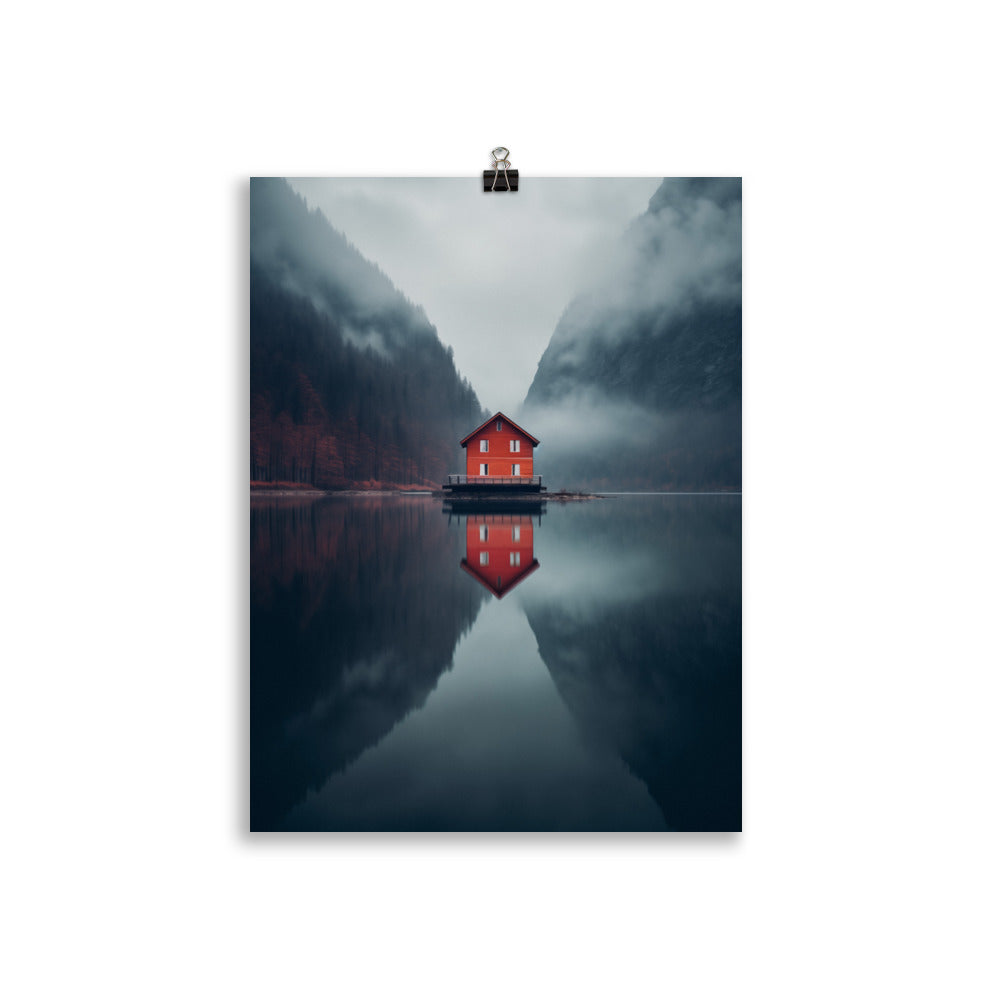 Maison de rivage solitaire