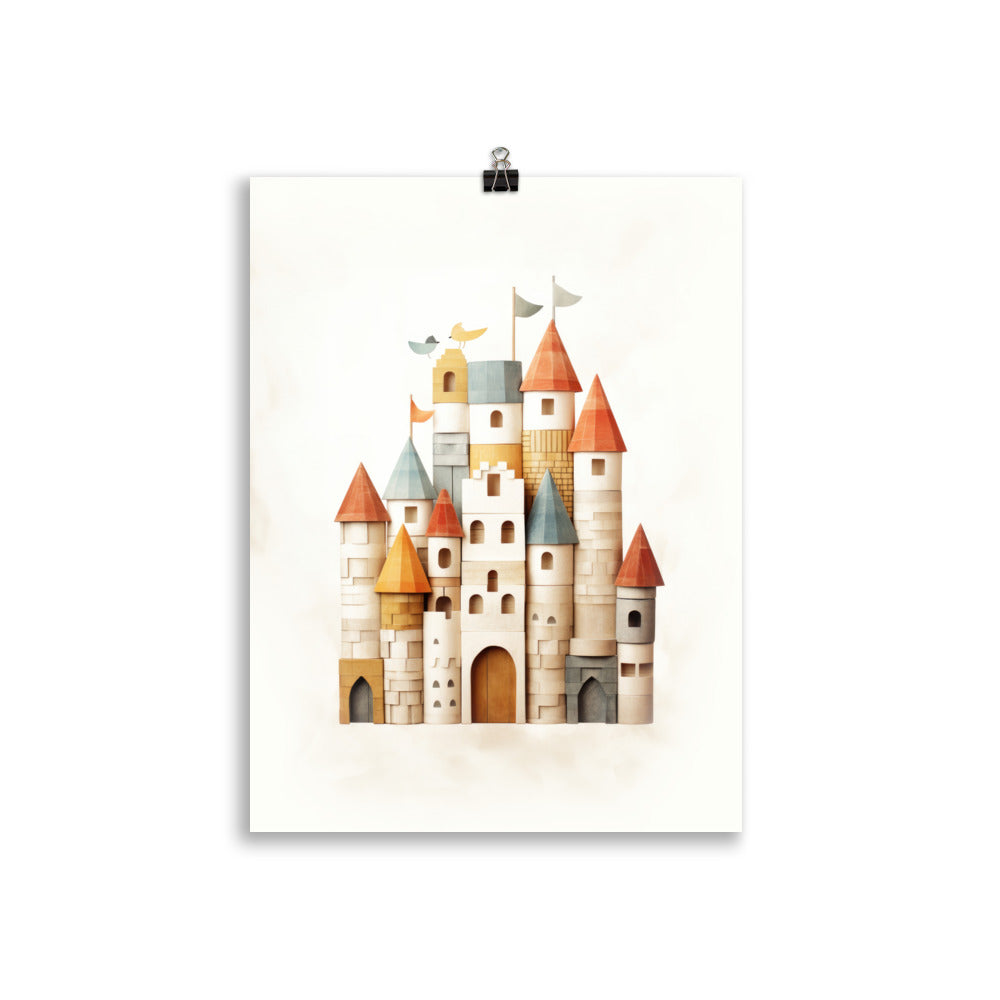 Château en blocs de construction
