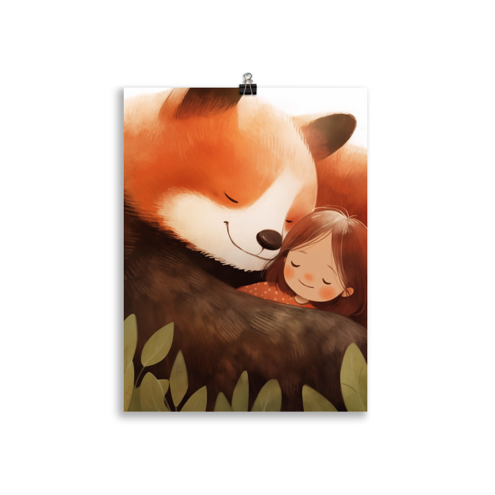 Le calme du panda roux