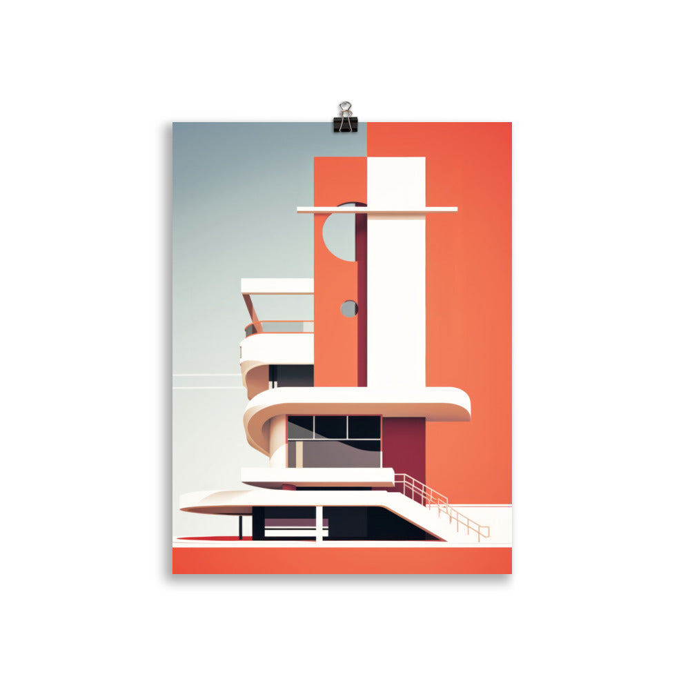 Futuristischer Bau