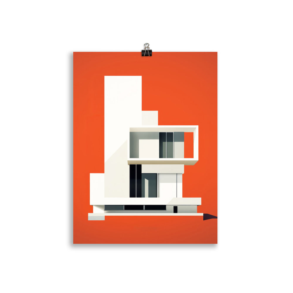 Minimalistische Architekturvision