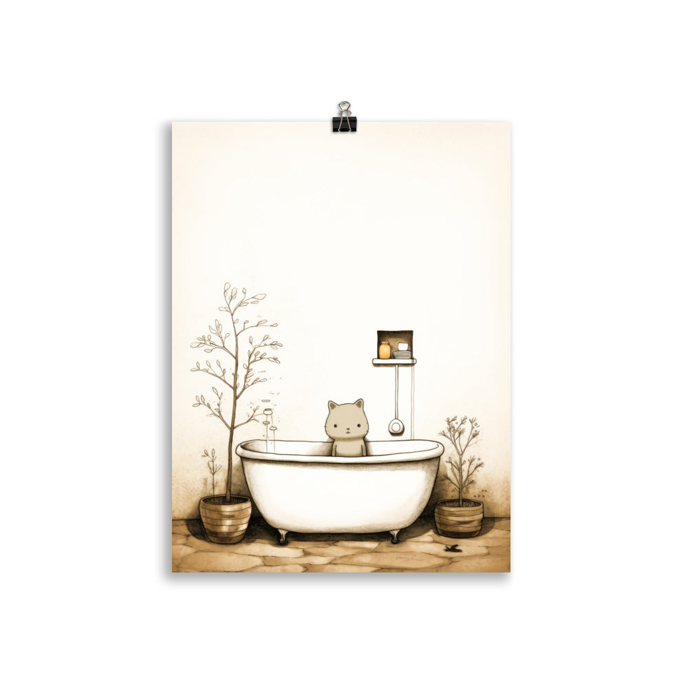 Cat in the tub