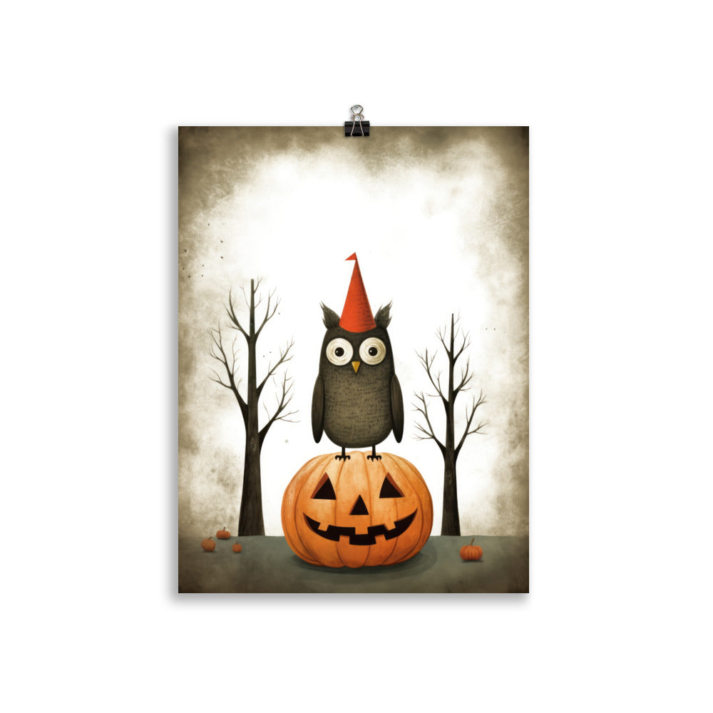 Hibou écarquillé