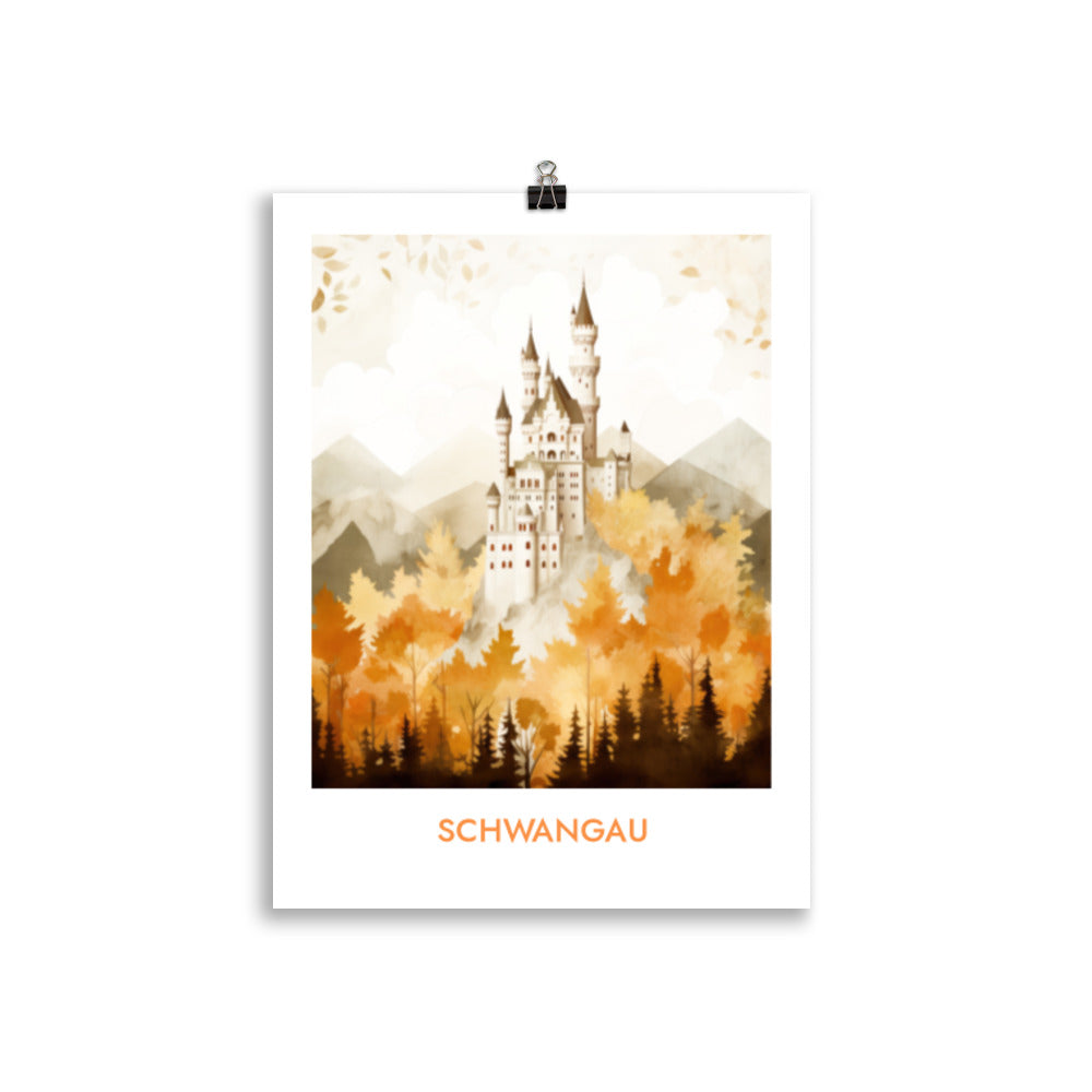 Schwangau - mit Schrift