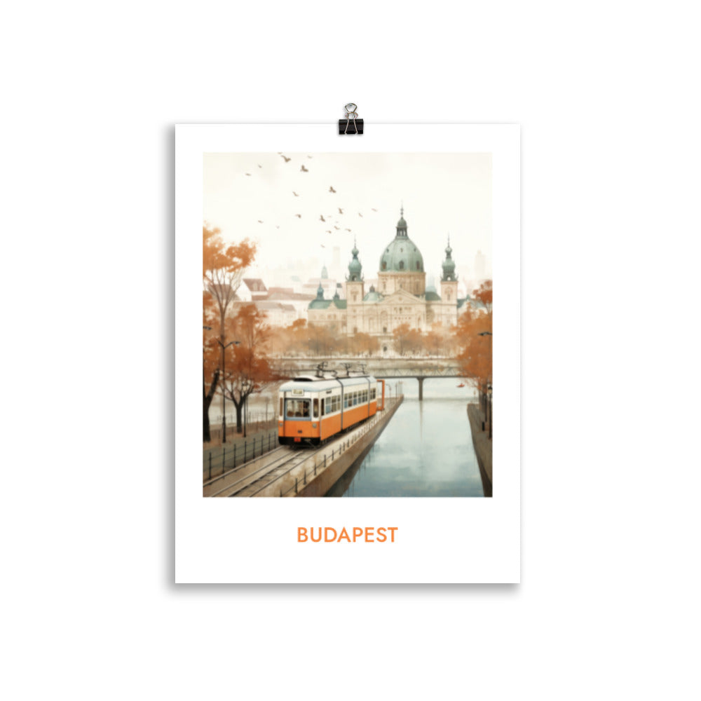 Budapest - mit Schrift