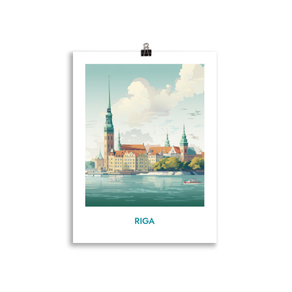Riga - mit Schrift