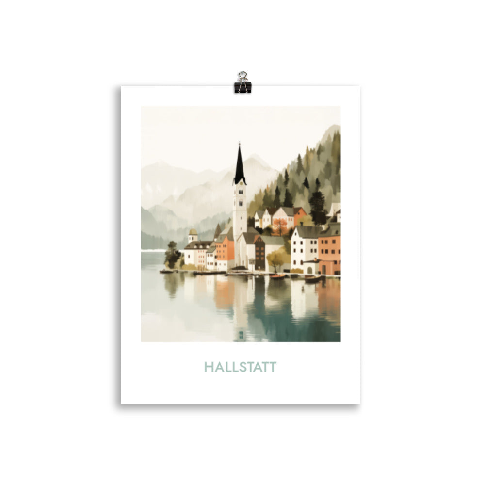 Hallstatt - mit Schrift